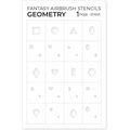 Airbrush Adhesive Stencils Geometry 8071