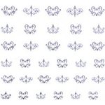 Superslim Waterdecals B&W Foil Silver #1 3004