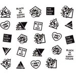 3D Waterdecals Black is Hot 3018