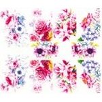 3D Waterdecals Floral Blue-Violet 3022