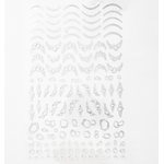 Fancy Stones Stickers Silver 3051