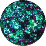 Galaxy Flakes Purple / Green 2986