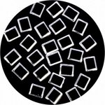Metallic Forms Silver Square 2763