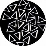 Metallic Forms Silver Triangle 2764