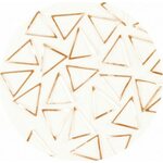 Metallic Forms Gold Triangle 2774