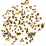 Mixed Crystal Jewels Vintage Gold 3536
