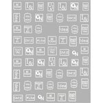 Text Stickers You White 3069