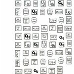 Text Stickers You Black 3071