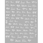 Text Stickers Style White 3074