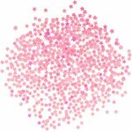 Flat Deco Pink Stars 2123