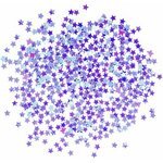 Flat Deco Purple Stars 2124