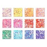 Glitterkokoelmat Glitter Kit Mix Pastel 12 väriä 2450