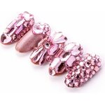Gem Crystals 400 kpl Rose 2865