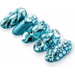 Gem Crystals 400 kpl Aqua 2866