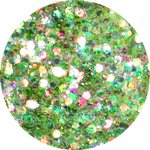 Glitter Mix 15 ml Glitter Mix Marble Green N3051