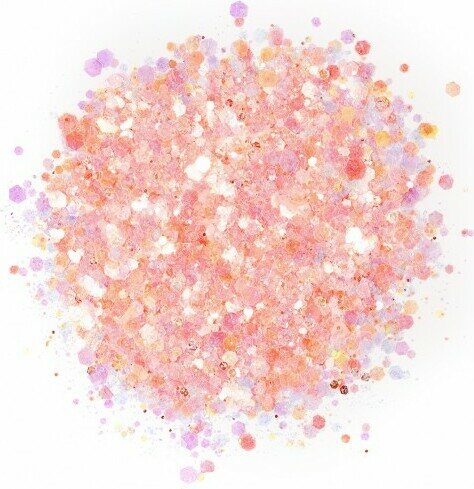 Bling Collection Glitter & Pigment Peach N3107