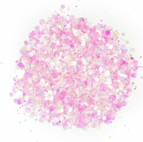 Bling Collection Glitter & Pigment Pink N3112