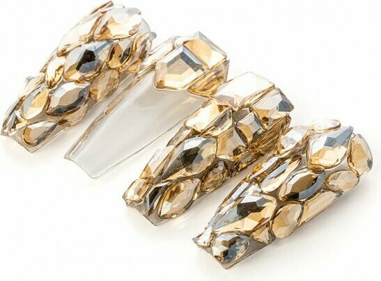 Grand Crystals 175 kpl Gold 2868