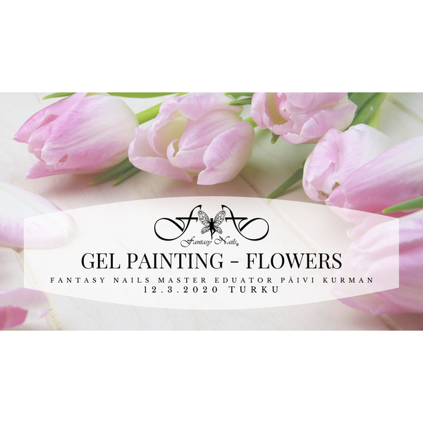 Gel Painting - Flowers 12.3.2020 TURKU